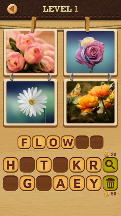 4 Pics Puzzle: Guess 1 Word screenshot 2