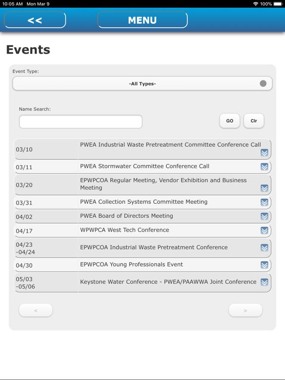 Screenshot #5 pour PWEA Mobile App