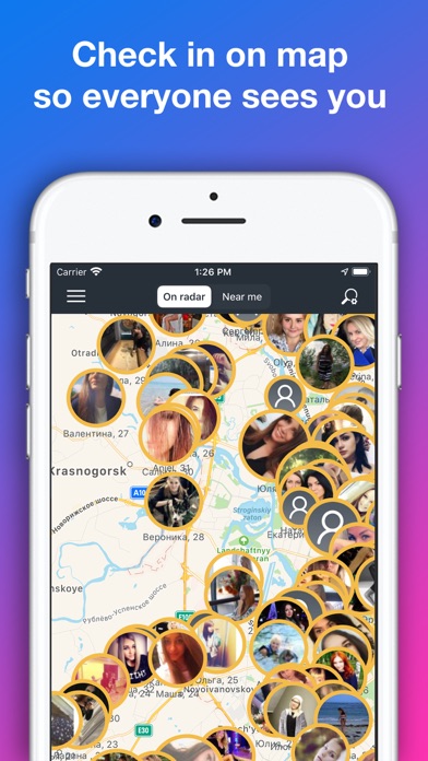 Radarius: dating app hookup screenshot 3