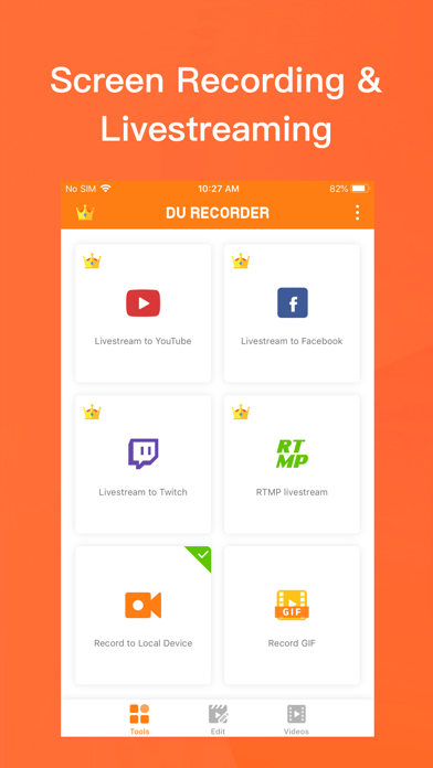 Screenshot #1 pour DU Recorder - Screen Recorder