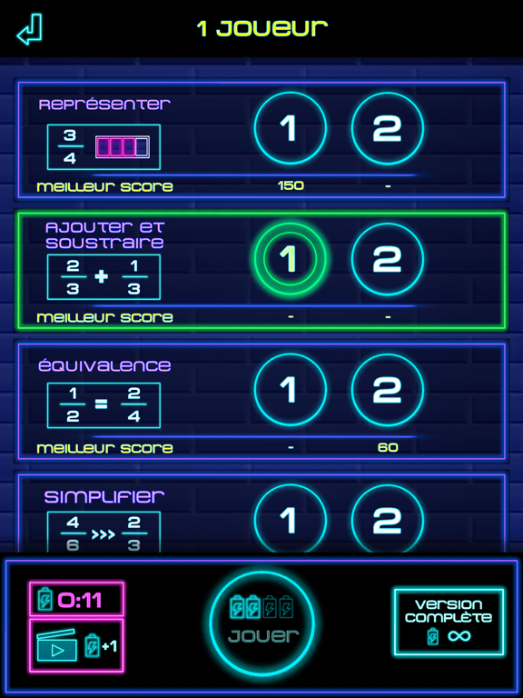 Screenshot #6 pour Défi des fractions de maths