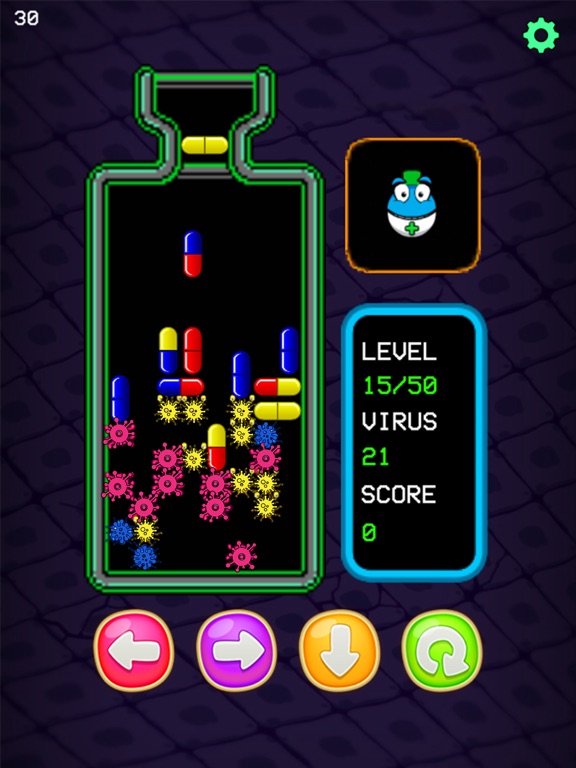 Dr.Virus : Pill Classic iPad screenshot 4 - Games app