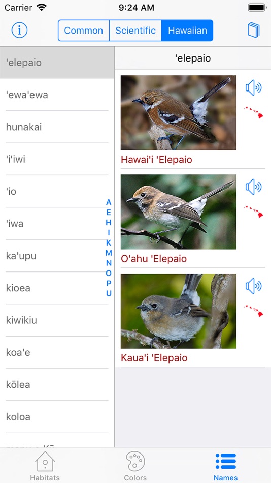 #10. Bird ID Hawaii (iOS) 由: John P. Hoover