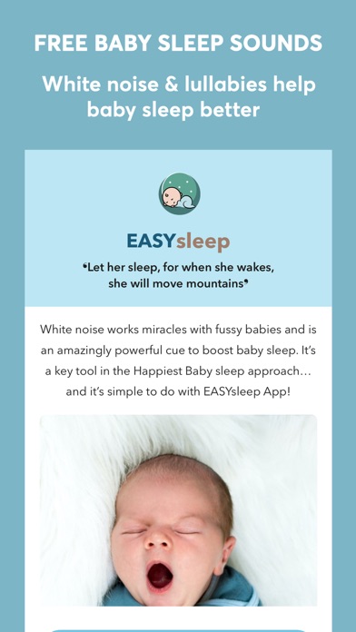 Screenshot #1 pour BABY sleep - Baby white noise