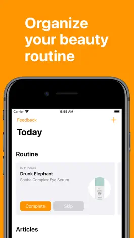 Game screenshot Skintime – Skincare Organizer mod apk