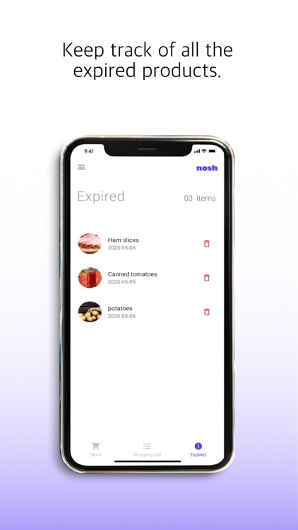 nosh - Food Stock Management screenshot-7