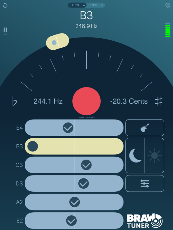 Screenshot #5 pour Braw Chromatic Tuner