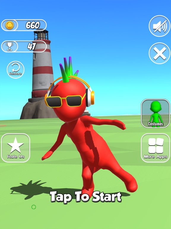 Screenshot #4 pour Fun Race Color Hole Party 3D