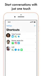 shortcut for contacts - widget iphone screenshot 4