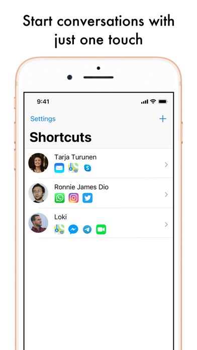 Shortcut for Contacts - Widget Screenshot
