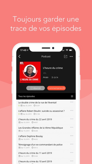 Screenshot #3 pour Podbean Podcast App & Player