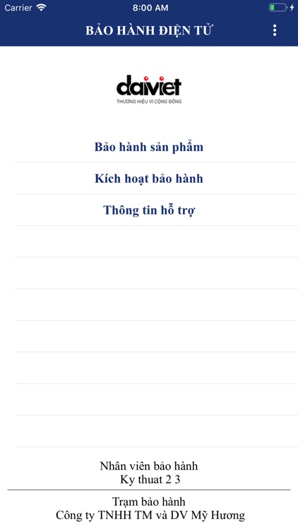 Bảo Hành Đại Việt