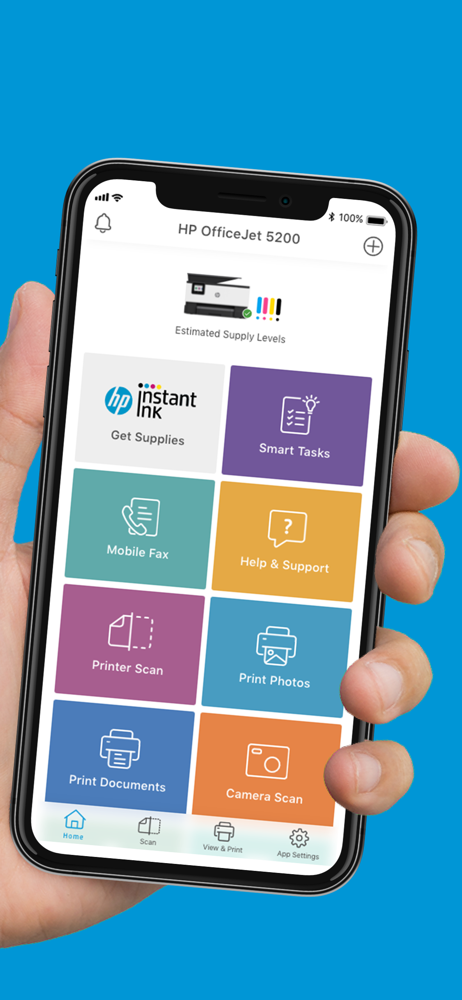 hp smart app mobile fax