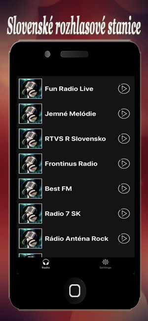 Slovenské rozhlasové stanice v App Store