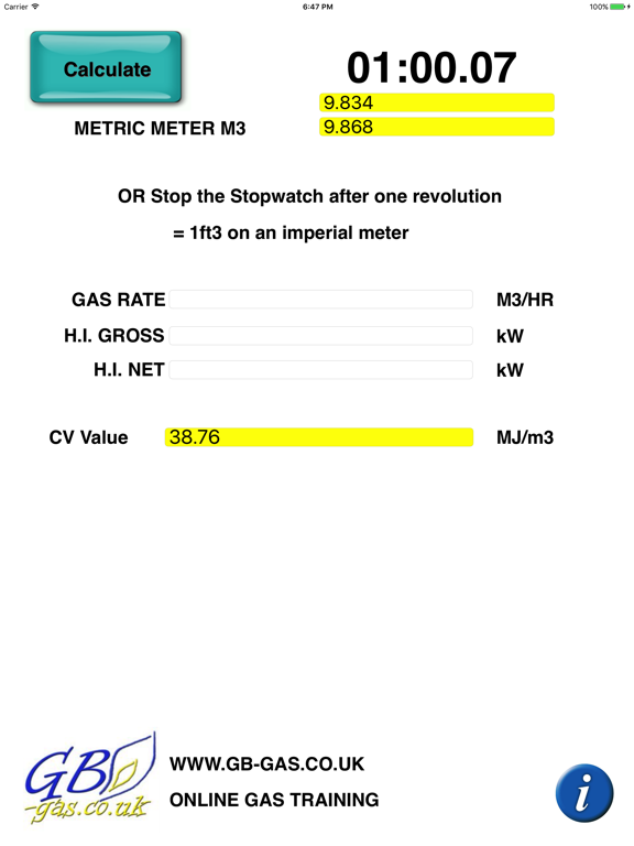 GB Gas Rate Calculatorのおすすめ画像3