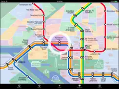 KickMap Washington DC Metro iPad image 1