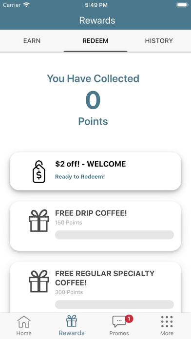 Tribeca Coffee Rewards screenshot 2