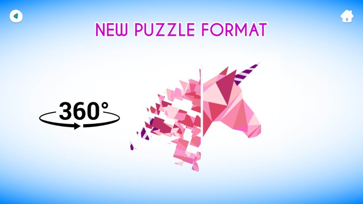 Unicorn 360 Poly Puzzle