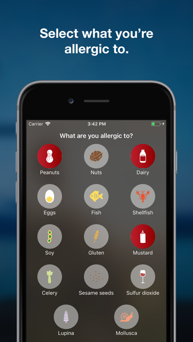 Allert - for food allergies Screenshot