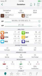 rpg scribe pathfinder & 3.5 iphone screenshot 1