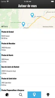 la carte des piscines - france iPhone Captures Décran 2