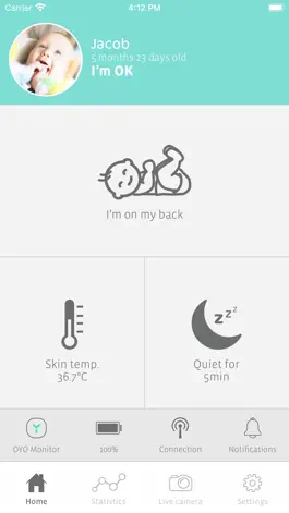 Game screenshot OYO - Smart Baby Monitor apk