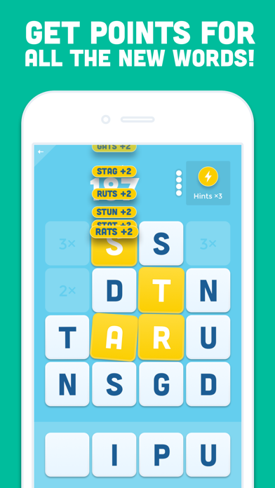 Swipe Four: 4-Letter Word Game screenshot 2