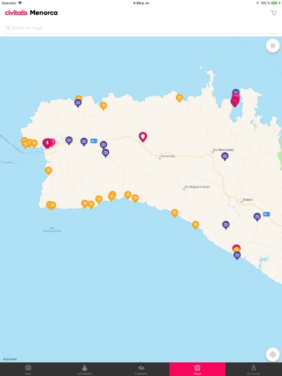 Guía de Menorca Civitatis.com iPad screenshot 4 - Travel app