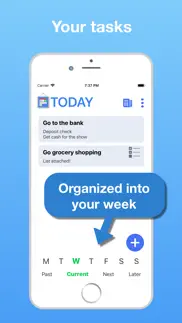 this week: weekly task planner iphone screenshot 1