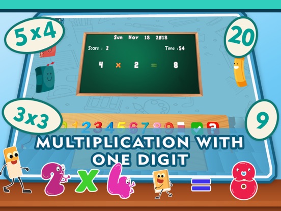 Screenshot #4 pour Multiplication Maths Enfants