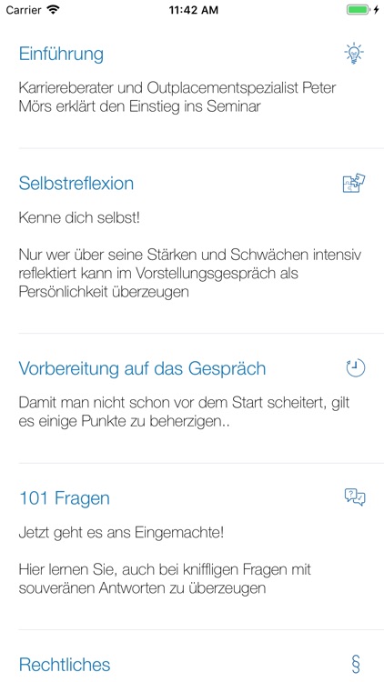 Vorstellungsgespräch screenshot-0
