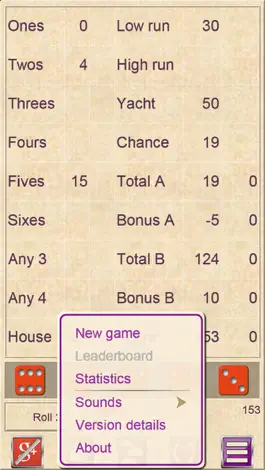 Game screenshot FiveOAK, yatzy dice game hack