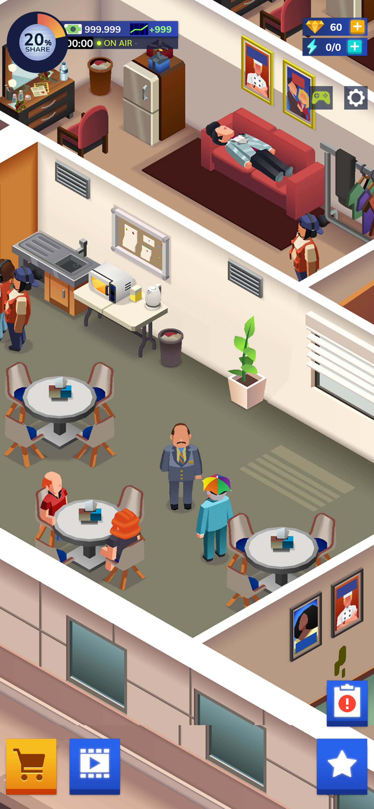 TV Empire Tycoon - Idle Game