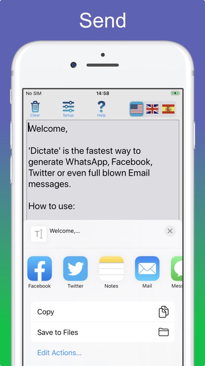 Dictate Pro - Speech to text screenshot-5