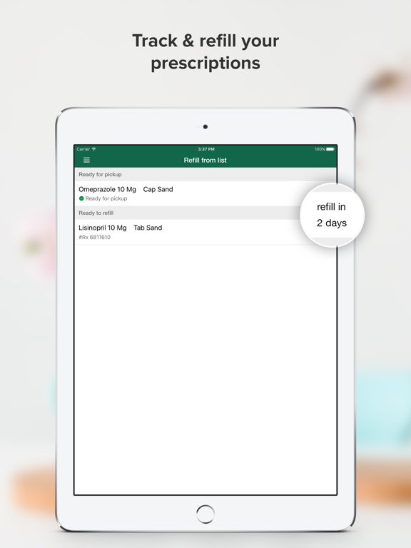 UVM Health Rx iPad screenshot 2 - Lifestyle app