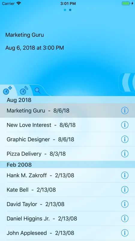 Recent Contacts screenshot 2 of 4