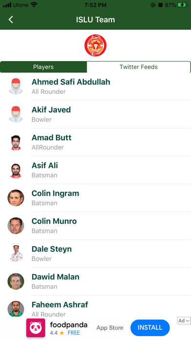 Screenshot #3 pour PSL 5 - Live Cricket Matches