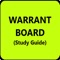 This Application is to assist in the preparation for a Warrant Board