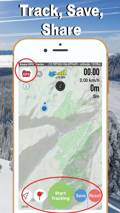 Snow GPX Tracks screenshot 4