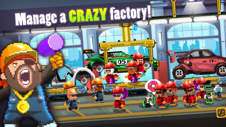 #2. Motor World: Car Factory (iOS) Bởi: Oh BiBi
