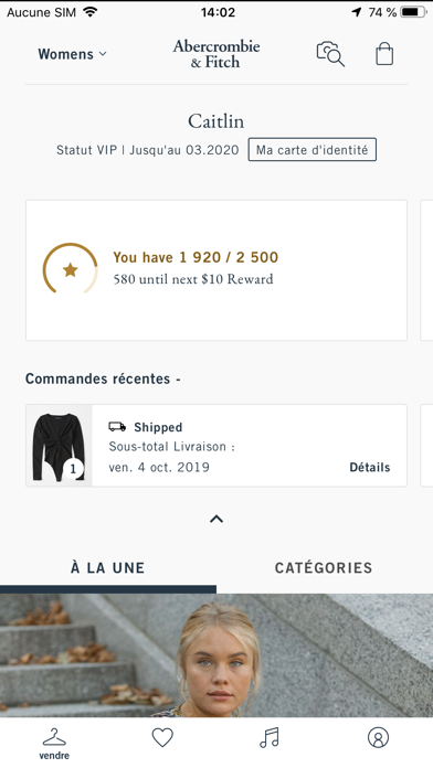 Screenshot #1 pour Abercrombie & Fitch