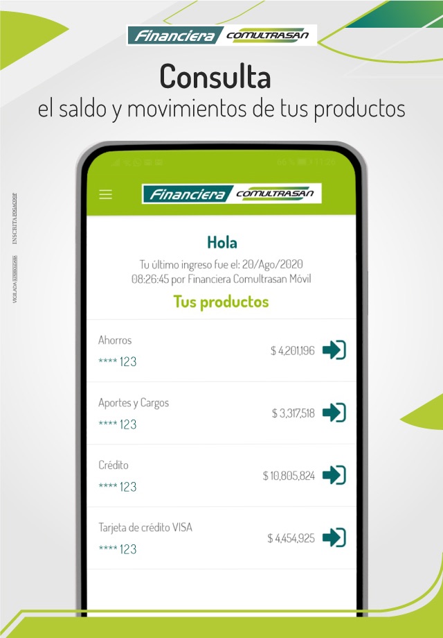 Financiera Comultrasan Móvil screenshot 3