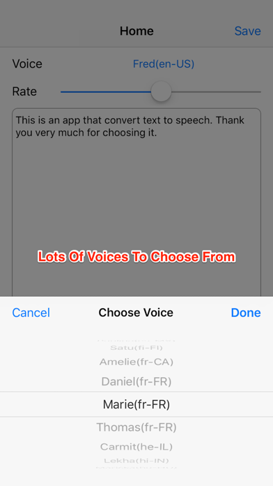 Screenshot #2 pour Text To Speech Sound Converter