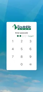 Equitable E-Banking screenshot #1 for iPhone