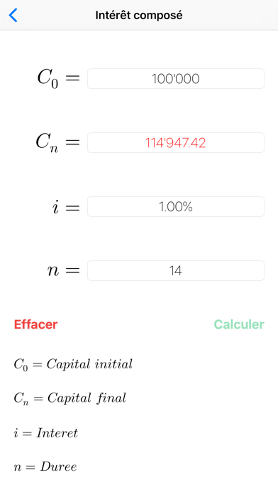 Screenshot #3 pour FinCalcPro Calculateur