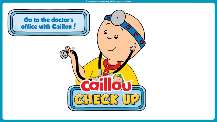 Caillou Check Up: Doctor Visit screenshot-0