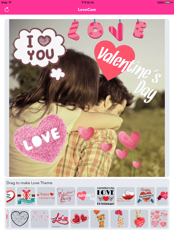 Screenshot #4 pour LoveCam Valentine's Day Camera