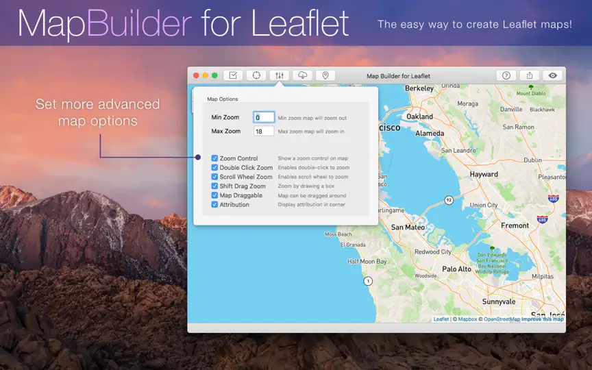 Capture d'écran de MapBuilder For Leaflet sur iPhone 3