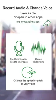 audio sender - voice changer iphone screenshot 1