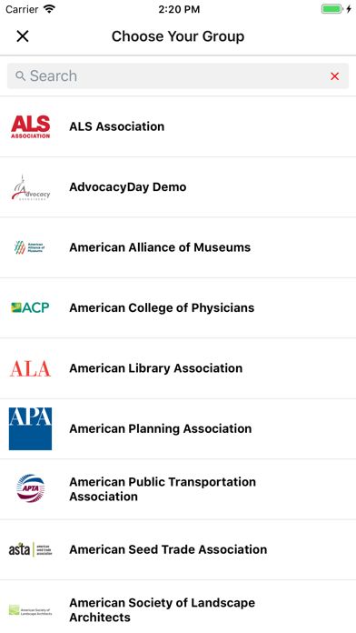 AdvocacyDay Screenshot